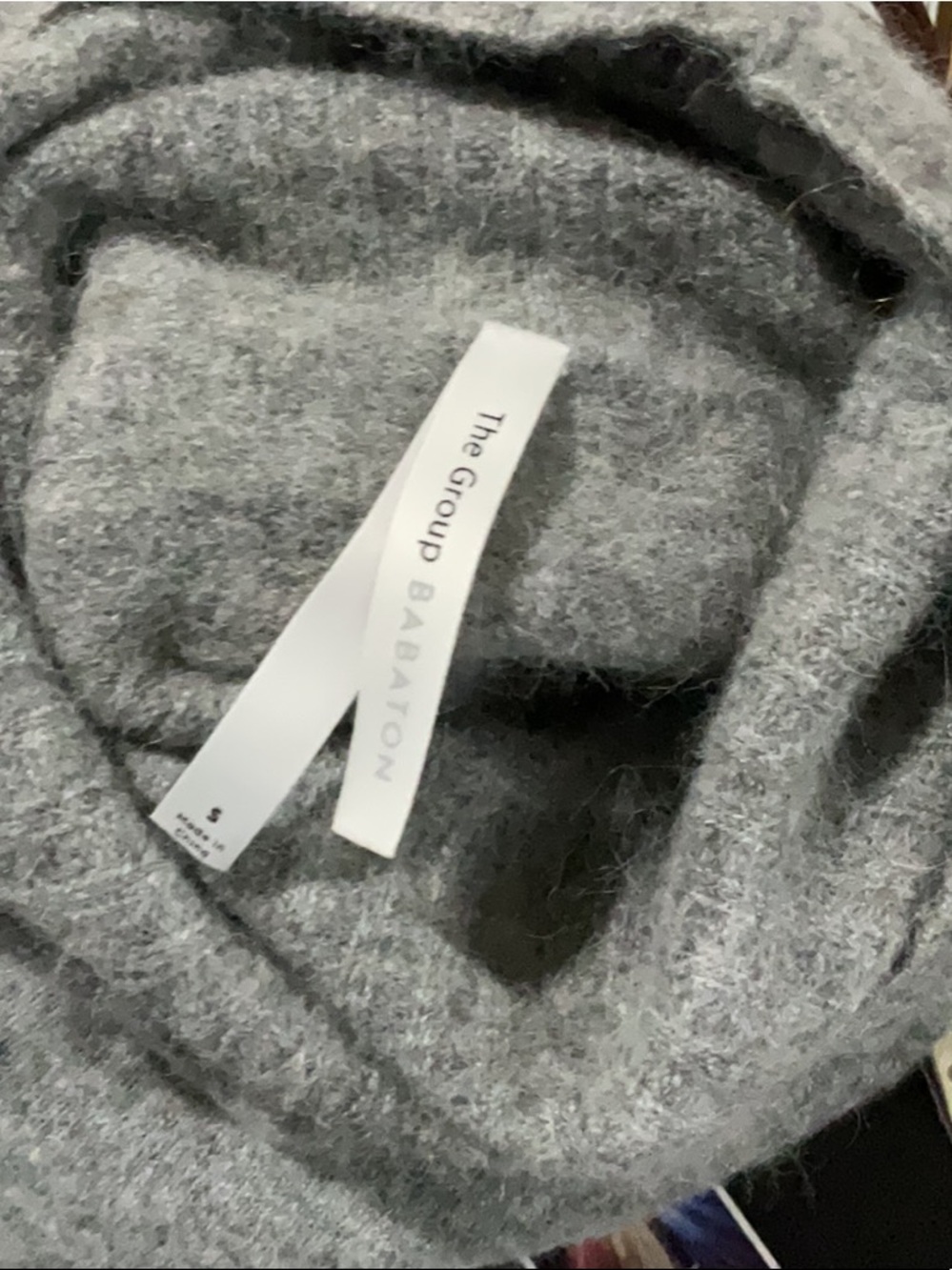 Babaton Sweater Grey Sz small